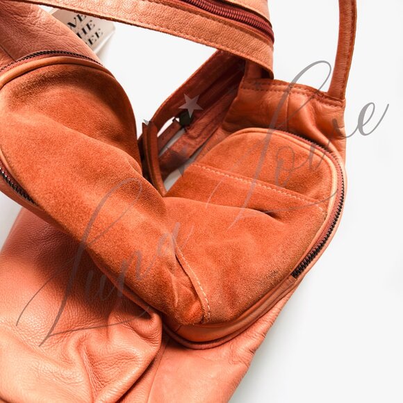 FREE PEOPLE We The Free Soho Convertible Sling Bag In Sunlit Brick NWT - Picture 5 of 10